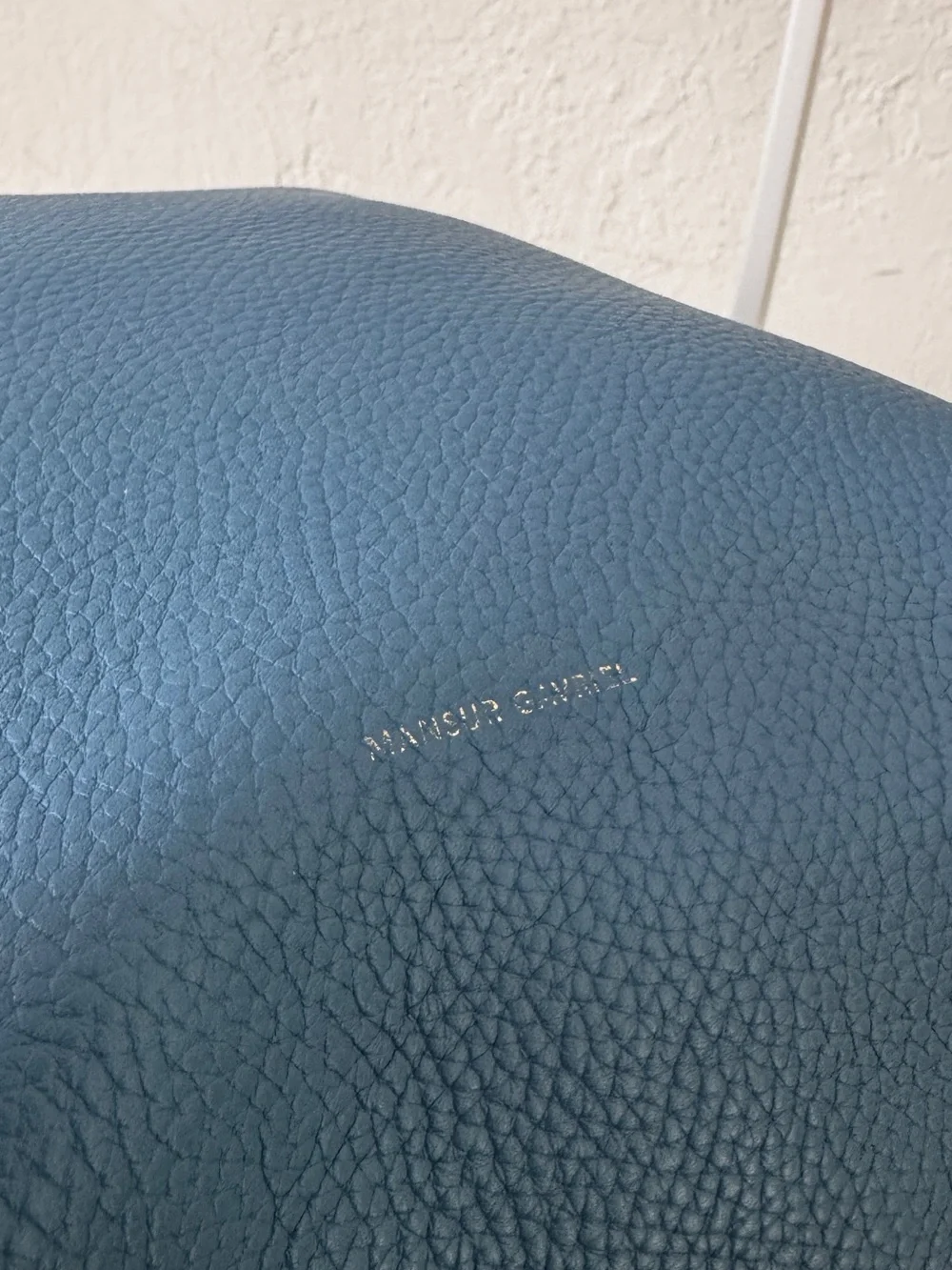 Mansur Gavriel Every Day Cabas Blue Leather Shoulder Hobo